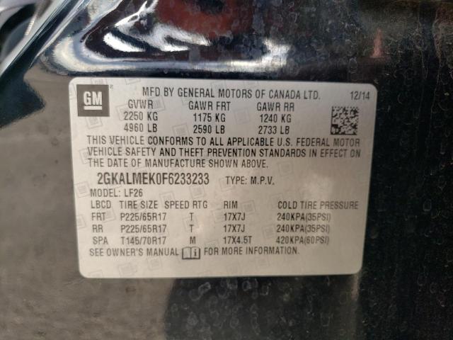 2015 GMC TERRAIN SLE for Sale