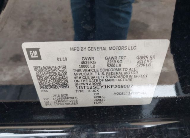 2019 GMC SIERRA 2500HD for Sale