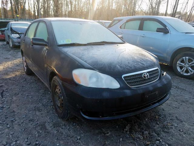 Salvage Car Toyota Corolla 2007 Black For Sale In Candia Nh