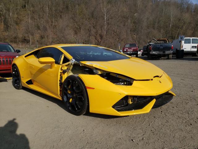 Auction Ended Salvage Car Lamborghini Huracan 2015 Yellow Is Sold In