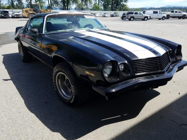 Salvage Car Chevrolet Camaro 1976 Black For Sale In Arlington Wa Online Auction 1s87l6n