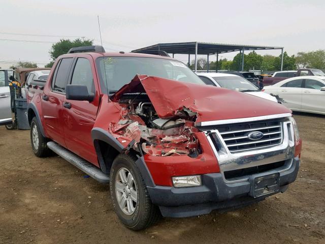 Salvage Car Ford Explorer Sport Trac 2009 Burgundy For Sale